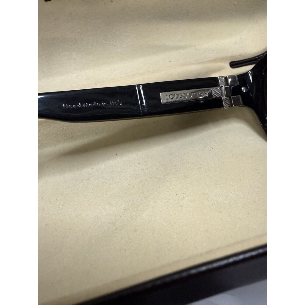 LOUIS VUITTON LV Sunglasses Z0277E Black/Silver Men w/COA & Case - Picture 4 of 7